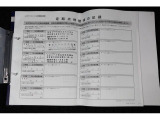 点検記録簿です。しっかりと整備を受けている車両ですので安心してお乗りいただけます。