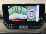 【パノラミックビューモニター】専用のカメラにより、上から見下ろしたような視点で360度クルマの周囲を確認することができます☆死角部分も確認しやすく、狭い場所での切り返しや駐車もスムーズに行えます。