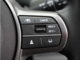 ◆アダプティブクルーズコントロール◆予め設定した車速内でクルマが自動的に加減速。前走車との適切な車間距離を維持しながら追従走行します。【LKAS】車線維持支援システムでステアリング操作を支援。