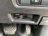 ビルトインタイプのETCです。スッキリしていますね。納車時にはセットアップいたしますので、すぐにお使いいただけます。