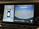 パノラミックビューモニターを装備。駐車場や交差点でクルマを真上から見るように周囲を確認できます。機能の詳細は販売店スタッフまでおたずねください。