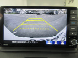 バックが苦手な方にもオススメなバックカメラ付き!広い画角で広範囲も見渡せます。