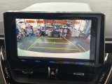 【バックモニター】車庫入れなど目視と合わせモニターで確認できて安心です。