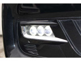クルマに近い位置をワイドに照らすLEDフォグライトを装備。シャープな光と低消費電力でドライブをサポートするのと共にワイド&ローな印象も高めます。