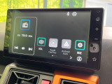 【9型ディスプレイオーディオ】お手持ちのスマートフォンとの連携で、ナビや音楽再生など各種アプリを使用可能。スマホに近い感覚でお使いいただけます♪