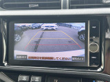 【バックモニター】後ろのカメラの映像がモニターに映し出されるので、後方の見えない死角や、障害物との距離感などもしっかり安全確認することができます!