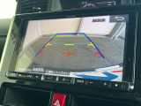【バックカメラ】駐車時に後方がリアルタイム映像で確認できます。大型商業施設や立体駐車場での駐車時や、夜間のバック時に大活躍!運転スキルに関わらず、今や必須となった装備のひとつです!
