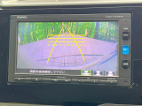 【バックカメラ】駐車時に後方がリアルタイム映像で確認できます。大型商業施設や立体駐車場での駐車時や、夜間のバック時に大活躍!運転スキルに関わらず、今や必須となった装備のひとつです!