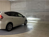 LEDヘッドランプです。十分な明るさを保ちつつも消費電力が少なく、バルブ寿命も長いのが特徴です。瞬時にMAXの光量を発揮するのもLEDならではです。