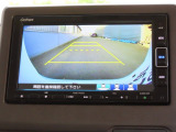 リアワイドカメラシステム!従来の視野に加えて、後方側方を約180&deg;まで見えるワイドビューと、後方を真上から見たような視野で駐車時などに便利なトップダウンビューの3つの視野があります!