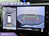 フロントモニター・サイドモニター・バックモニターを使用し、車を上から見たような映像で駐車が出来ます!