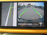 アラウンドビュ-モニタ-はバック時以外にもワンタッチで映すことができます。
