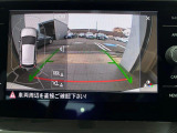 前進後退時の衝突軽減ブレーキ機能付きです。音、視覚でもお知らせします。