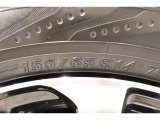 155/65R14    車両装着タイヤサイズです。 タイヤのご相談もトヨタモビリティ石川にお任せください