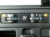 運転席・助手席は、ヒーター&ベンチレーション付シートです。暑い時期も寒い冬も快適に過ごせるうれしい装備です。