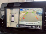 空から見下ろしているかのような視点で周囲を確認できるアラウンドビューモニター!