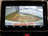 バックガイドモニターで、後方を確認しながら安心して駐車することができます。運転初心者も熟練者も必須の機能ですよ!