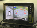 【マルチアラウンドモニター】専用のカメラにより、上から見下ろしたような視点で360度クルマの周囲を確認することができます☆死角部分も確認しやすく、狭い場所での切り返しや駐車もスムーズに行えます。