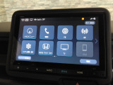 純正ナビが搭載されています。初めての道も安心ですね。Bluetooth接続可能!