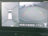 まるで上空から見下ろしているような感じで駐車が楽にできるインテリジェントアラウンドビューモニター!幅寄せが苦手な方でもサイドビューで確認することができますよ♪