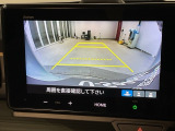 リアカメラ付で、後方をナビ画面で確認。車庫入れも安心です。もちろん、バックギアと連動しています。