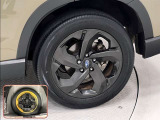 タイヤサイズは225/55R18!純正アルミホイール!納車前の点検時にタイヤ交換させていただきます!スペアタイヤ装着車!