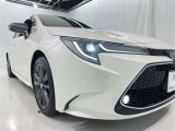 フォグランプ装着車です。暗い夜道の車両前方を明るく照らします
