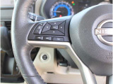 オーディオなどの音量調整スイッチ付です。車輛の設定もこちらからできます