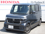 当社試乗車、業務車のN-BOXカスタム(ターボコーディネートスタイル モノトーン)が入庫です。内外装ともにきれいなお車です。