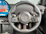 パドルシフト装備。左側が運転支援システムの操作スイッチ、右側はオーディオ操作や電話応対が可能です