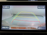 バックガイドモニターで、後方を確認しながら安心して駐車することができます。運転初心者も熟練者も必須の機能ですよ!