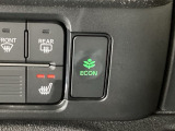 ★ECONスイッチ★ エコドライブを加速しよう!スイッチをONにすると、運転の仕方によるロスを抑え込み燃費をよくするようクルマが頑張ります(*^ー^*)燃費向上にチャレンジ♪