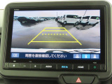リアワイドカメラシステム!従来の視野に加えて、後方側方を約180&deg;まで見えるワイドビューと、後方を真上から見たような視野で駐車時などに便利なトップダウンビューの3つの視野があります!