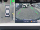 〔MOD付アラウンドビュー〕自車を上から見下ろす様な映像が映し出される全周囲型アラウンドビューモニターには移動物検知も付いており車庫入れも安心楽々ですね!