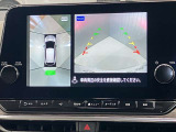 【アラウンドビューモニター】車を上から見下ろしているかのような映像で周囲の状況がひと目で確認、狭い駐車場に駐車するときも安心です♪
