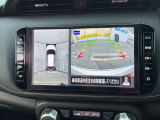 【アラウンドビューモニター】専用のカメラにより、上から見下ろしたような視点で360度クルマの周囲を確認することができます☆死角部分も確認しやすく、狭い場所での切り返しや駐車もスムーズに行えます。