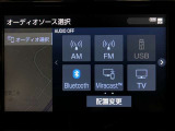 AM/FMチューナー、Bluetooth接続、USB入力、スマートフォン連携機能を標準装備!TVオプションも申し込み済み。フルセグTV視聴が可能です。機能の詳細は展示店舗までお尋ねください。