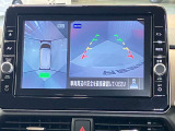 【アラウンドビューモニター】車を上から見下ろしているかのような映像で周囲の状況がひと目で確認、狭い駐車場に駐車するときも安心です♪♪障害物などがあると警告音がなりますので安心して駐車が出来ます★