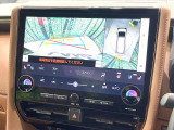 【パノラミックビューモニター】専用のカメラにより、上から見下ろしたような視点で360度クルマの周囲を確認することができます☆死角部分も確認しやすく、狭い場所での切り返しや駐車もスムーズに行えます。