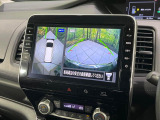 【アラウンドビューモニター】専用のカメラにより、上から見下ろしたような視点で360度クルマの周囲を確認することができます☆死角部分も確認しやすく、狭い場所での切り返しや駐車もスムーズに行えます。