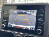 【バックカメラ】ナビ画面に後方映像を映し出し安全を確保!死角になる箇所もしっかり確認できるので運転に不安な方でも安心してお乗りいただけます。