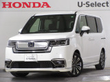ワンオーナー車の2023年、ステップワゴン(e:HEVスパーダ プレミアムライン)が入庫しました。当社自社工場にて法定点検を実施しております。過去の整備は整備記録簿での確認ができます。
