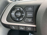 ステアリングスイッチ付きなので走行中に手元を見ることなくオーディオ等の操作ができます!