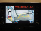 パノラミックビューモニター装備!車両を上から見たような映像をディスプレイに表示。運転席からの目視だけでは見えにくい車両周辺の状況をリアルタイムでしっかり確認できます。