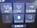 AM、FMラジオ、交通情報、USB、Bluetooth装備しています♪