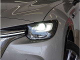【LEDヘッドライト】省電力で長寿命の明るく運転しやすいLEDヘッドランプです。明るく照らすので暗い夜道からお客様を守ってくれます。お近くの広島マツダまでお越しください。