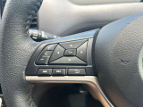 ハンドルスイッチで車両設定・オーディオの選曲や音量調整などが出来、安全性もアップ。