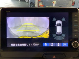 リアカメラ付で、後方をナビ画面で確認。車庫入れも安心です。もちろん、バックギアと連動しています。