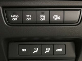 運転席回りのスイッチで安全装備のON/OFFも簡単に!
