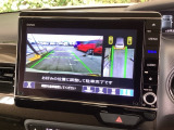 便利な3ビュー切り替え、ガイド線表示付きのバックカメラです!後退時、後方の視界をサポートします!